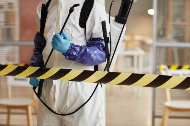 Professional Biohazard Cleanup technician working in Buckingham, PA